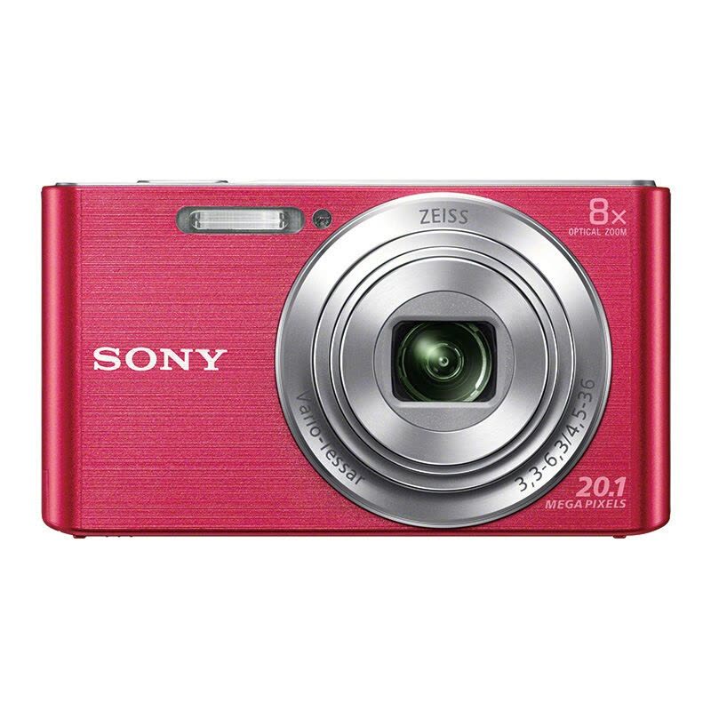 索尼(SONY) DSC-W830 数码相机 索尼卡片机 家用机 粉色 CMOS 锂电池 2.7英寸图片