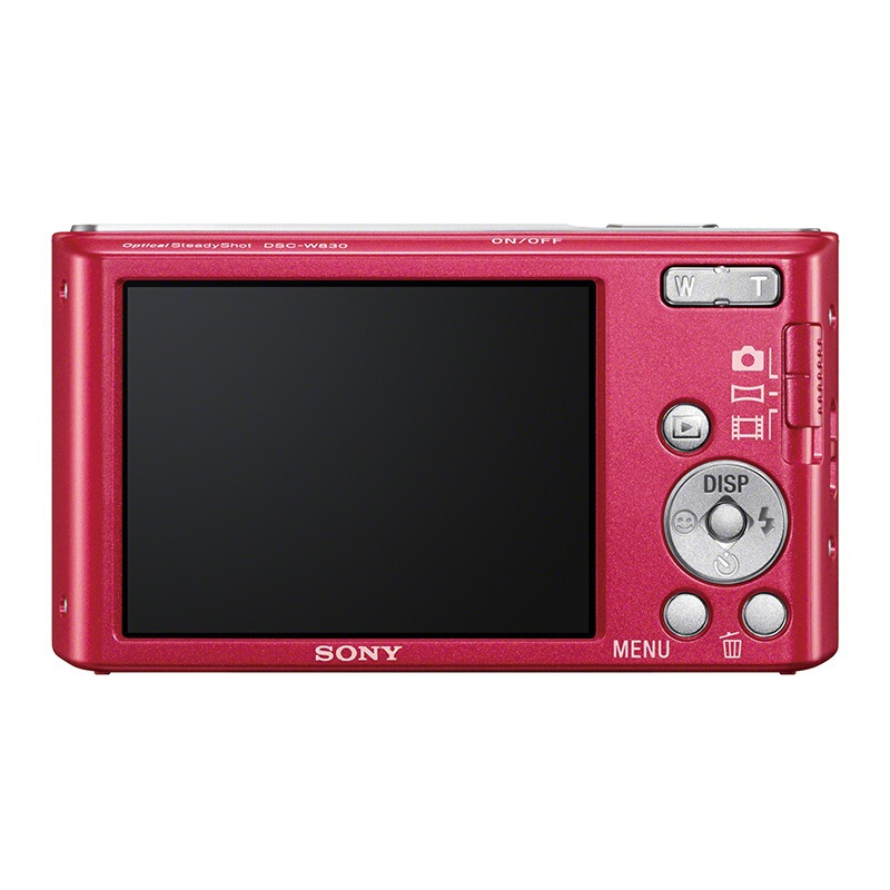 索尼(SONY) DSC-W830 数码相机 索尼卡片机 家用机 粉色 CMOS 锂电池 2.7英寸