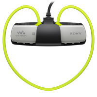 索尼(SONY)可穿戴式运动防水耳机mp3播放器 NWZ-WS615/W 蓝牙智能 16G