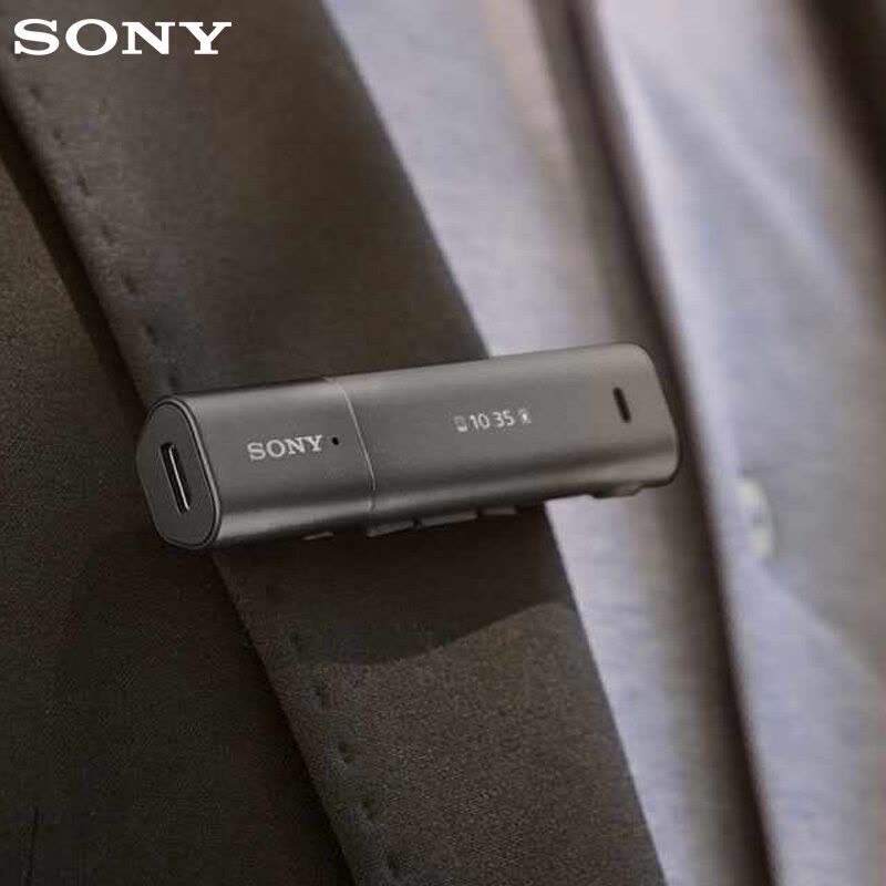 索尼(SONY)SBH54 立体声蓝牙耳机 内置NFC功能 领夹式 黑色 无线耳机 3.5mm图片