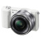 索尼(SONY)ILCE-5100L APS-C微单单镜套机白色(2430万有效像素 16-50mm镜头 F3.5