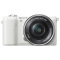 索尼(SONY)ILCE-5100L APS-C微单单镜套机白色(2430万有效像素 16-50mm镜头 F3.5