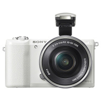 索尼(SONY)ILCE-5100L APS-C微单单镜套机白色(2430万有效像素 16-50mm镜头 F3.5