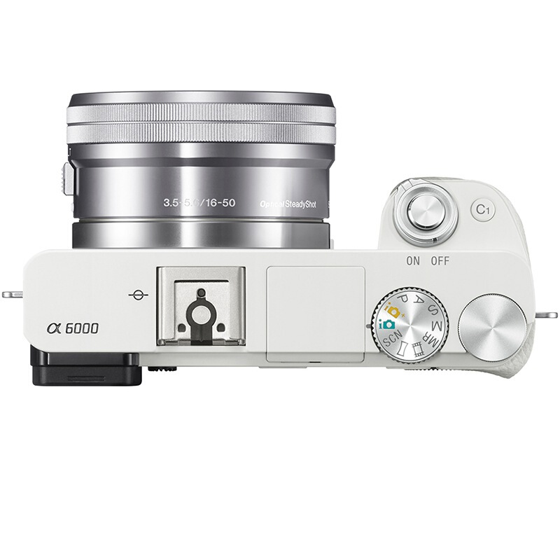 索尼（SONY）ILCE-6000L APS-C微单单镜套机 白色（2430万有效像素 16-50mm镜头 F3.5-5