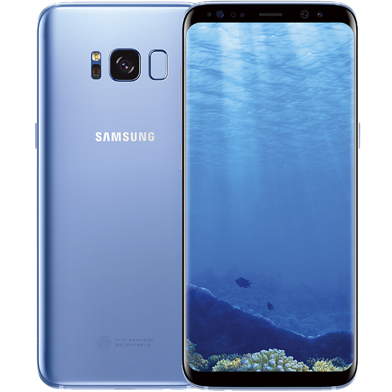 三星(SAMSUNG)Galaxy S8(SM-G9550)4GB+64GB版 雾屿蓝 S8+ 新加坡版双卡双网