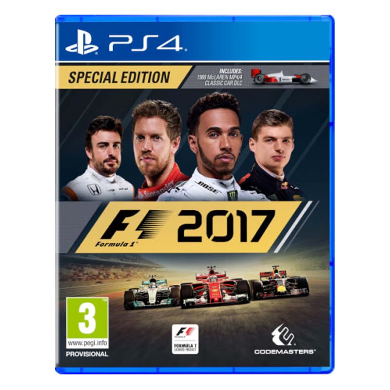 索尼(SONY)PS4 正版游戏 F1赛车 2017 港版英文图片
