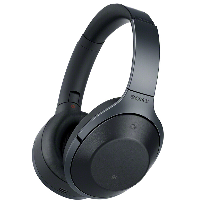 索尼(SONY)MDR-1000X Hi-Res无线降噪立体声耳机(黑色