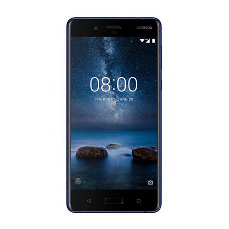 诺基亚8 Nokia8 4G手机 移动联通4G 金属蓝 标配图片