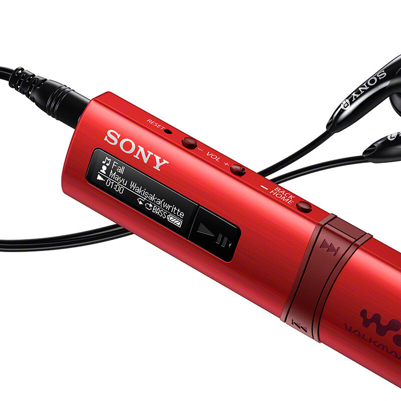 索尼(SONY) NWZ-B183F/BC mp3播放器 红色