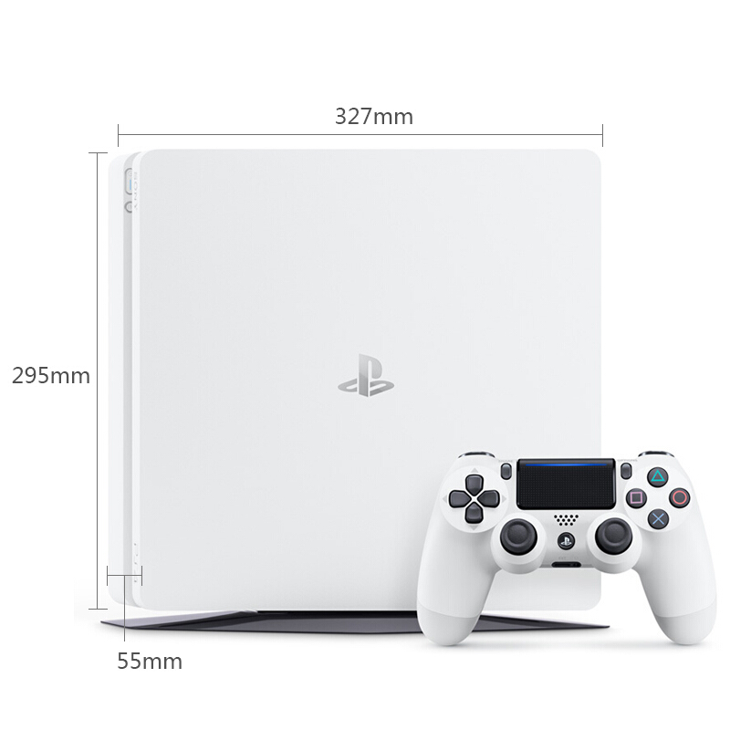 索尼(SONY) PS4港版游戏主机ps4 slim500G双手柄 港版游戏机+《GT SPORT 浪漫竞速》游戏光盘