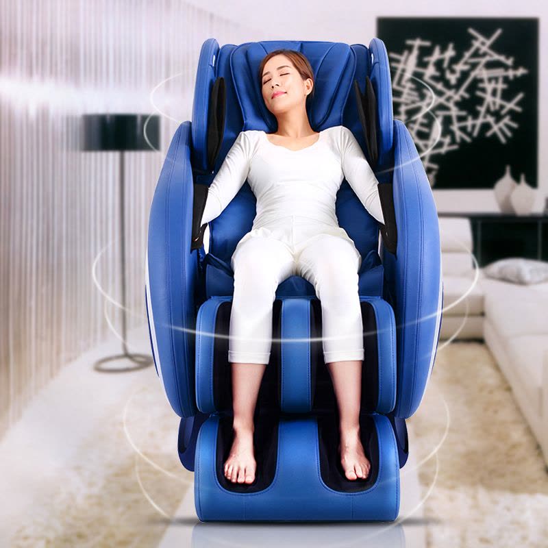 怡禾康 多功能电动太空舱家用按摩椅按摩沙发 X5S 蓝色图片