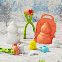 雪人雪球夹儿童玩雪玩具雪球夹子雪球勺打雪仗神器堆雪人工具套装 玩雪套装