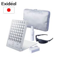 Exideal LED 美容仪 脸部照射美容 电源式 小大排灯ex-280 大排灯EX280白色 带喷雾和眼镜日本进口