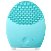 斐珞尔(FOREO)luna2代 洁面仪 露娜二代洗脸刷毛孔清洁器 绿色 震动按摩 油性肌肤(亚洲版)官网注册两年包换