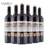 法国原瓶进口 波尔多产区 AOC级 法斯达红葡萄酒13度750ml*6瓶