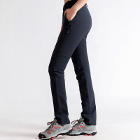 Jack wolfskin/狼爪 女装 户外锦纶防水防风加绒软壳冲锋裤5012161-1010