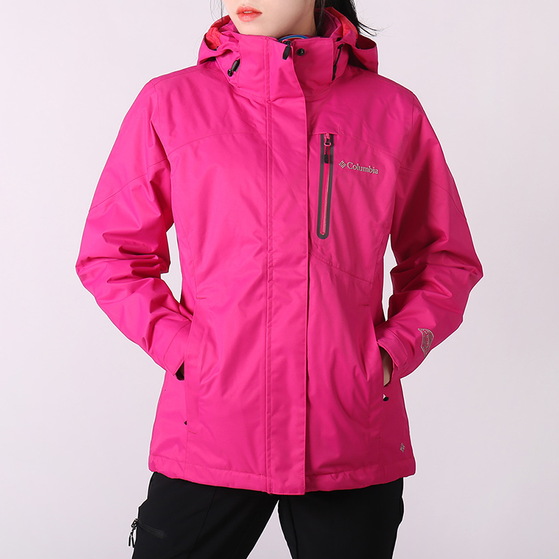 columbia哥伦比亚女装冲锋衣三合一休闲服夹克pl7961627