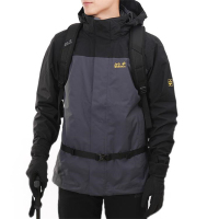 Jack Wolfskin/狼爪 男装 户外防风保暖三合一冲锋衣|5012791-6230