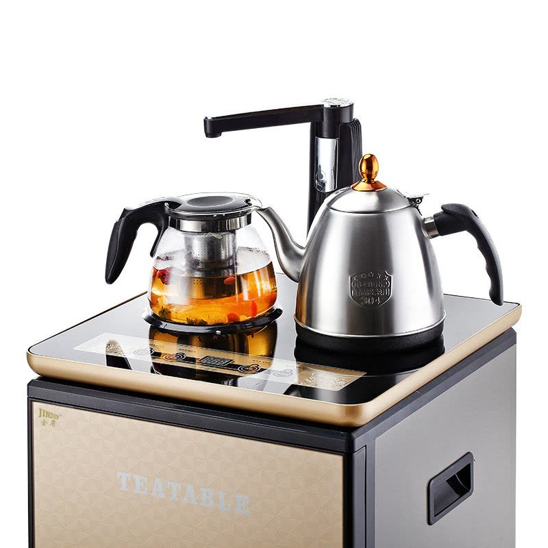 金盾HM-A8 立式茶吧机 温热型饮水机 饮水机立式 饮水机立式沸腾 柜式茶吧机家用 钛金 370*350*1020图片