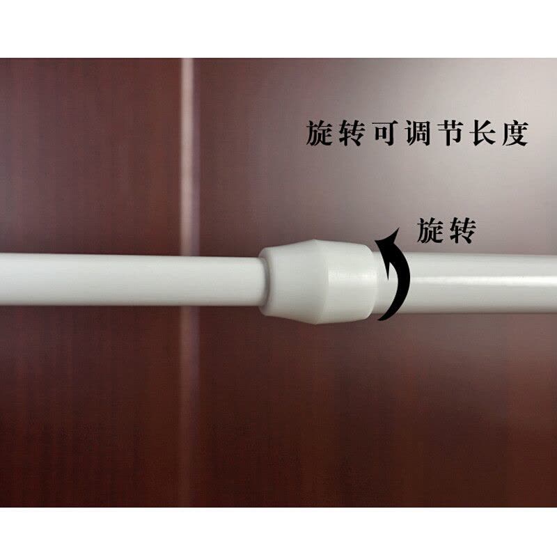 多功能伸缩杆浴帘杆窗帘杆门帘杆毛巾杆弹簧杆晾衣杆图片