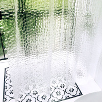 EVA浴帘防水加厚防霉卫生间浴帘浴帘布浴帘隔断