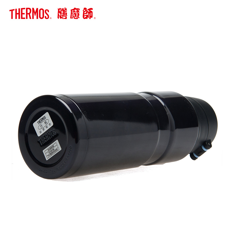 膳魔師(THERMOS) 保温杯SK4000大容量710ML水杯304不锈钢户外办公长效保温保冷一键开启出行深蓝色通用