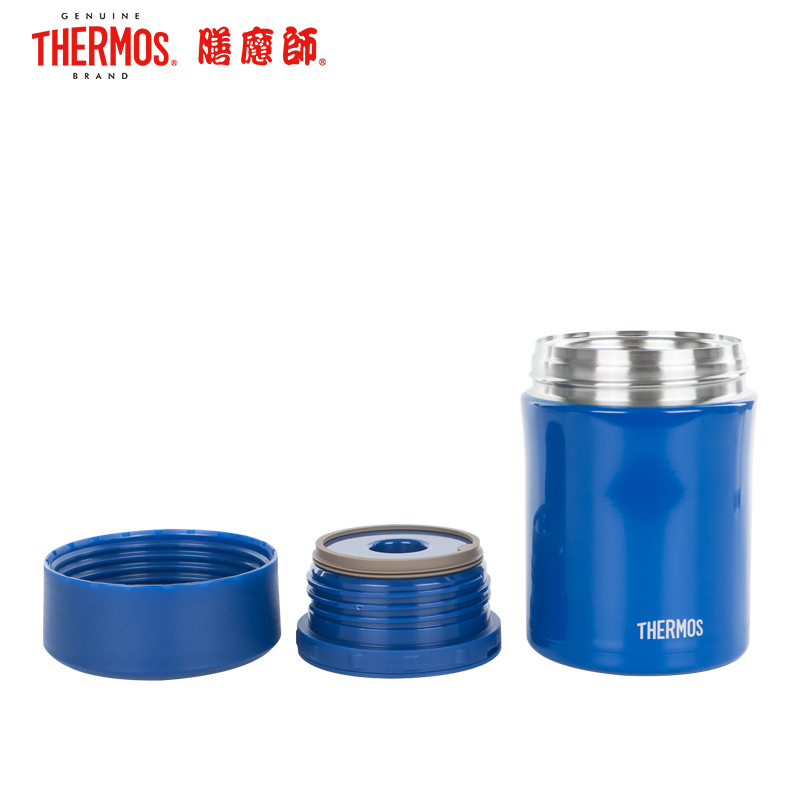 膳魔师（THERMOS）焖烧杯/罐TCLA-470S保温杯焖烧杯饭盒316L不锈钢470ML自带餐具家DBL深蓝色/通用