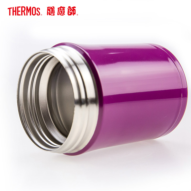 膳魔师（THERMOS）焖烧杯/罐TCLA-470S保温杯焖烧杯饭盒316L不锈钢470ML自带餐具GRP紫色/通用