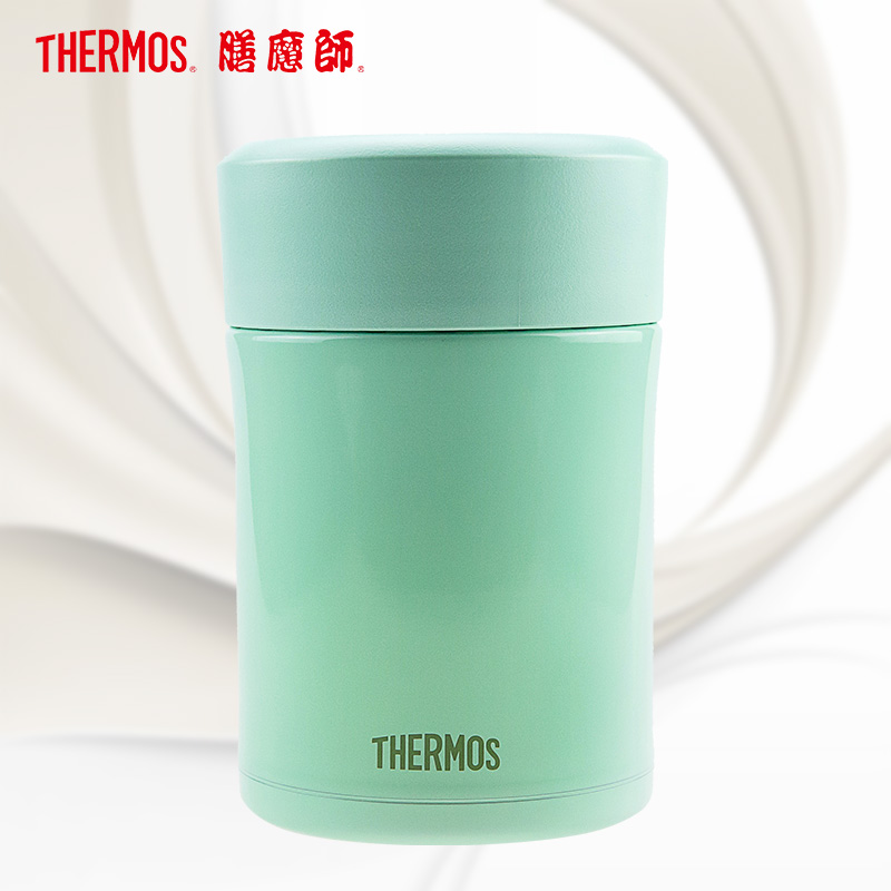 膳魔师（THERMOS）焖烧杯/罐TCLA-470S保温杯焖烧杯饭盒316L不锈钢470ML自带餐具MNT薄荷绿/通用