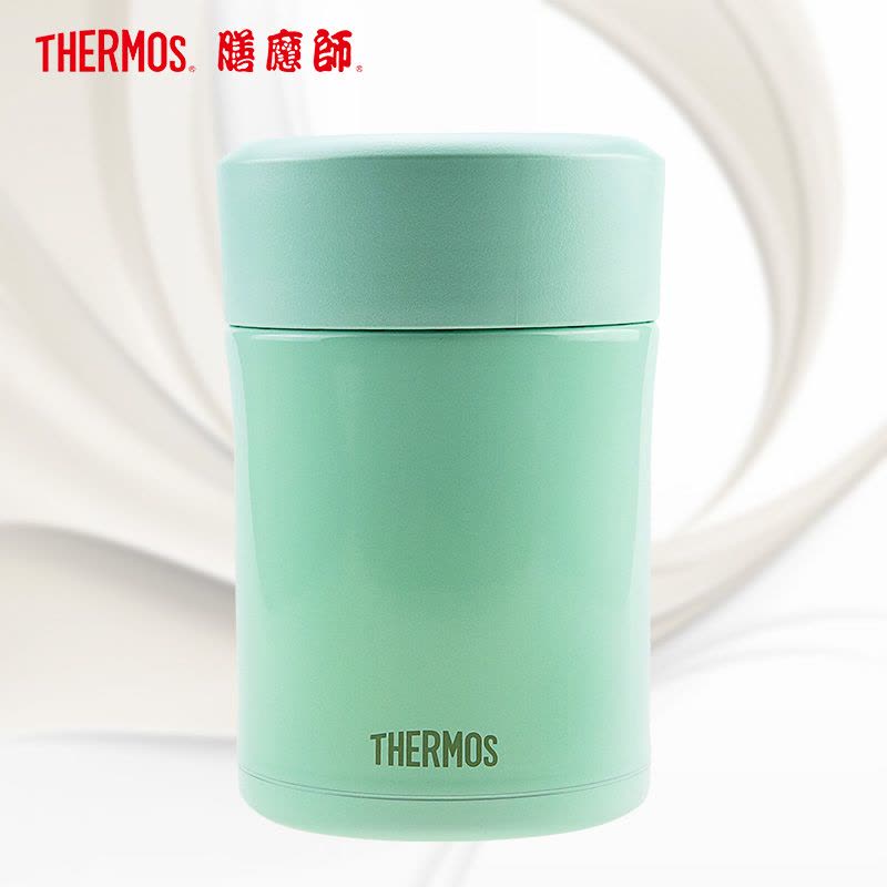 膳魔师（THERMOS）焖烧杯/罐TCLA-470S保温杯焖烧杯饭盒316L不锈钢470ML自带餐具MNT薄荷绿/通用图片