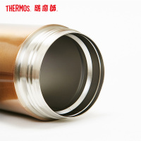 【膳魔师旗舰店】（自带茶漏）膳魔师304不锈钢保温杯TCMK-350 金色 350ML 方便泡茶 THERMOS通用