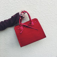 娉语2018秋冬新款磨砂迷你蝴蝶结包 简约时尚女士手提包单肩斜跨女包
