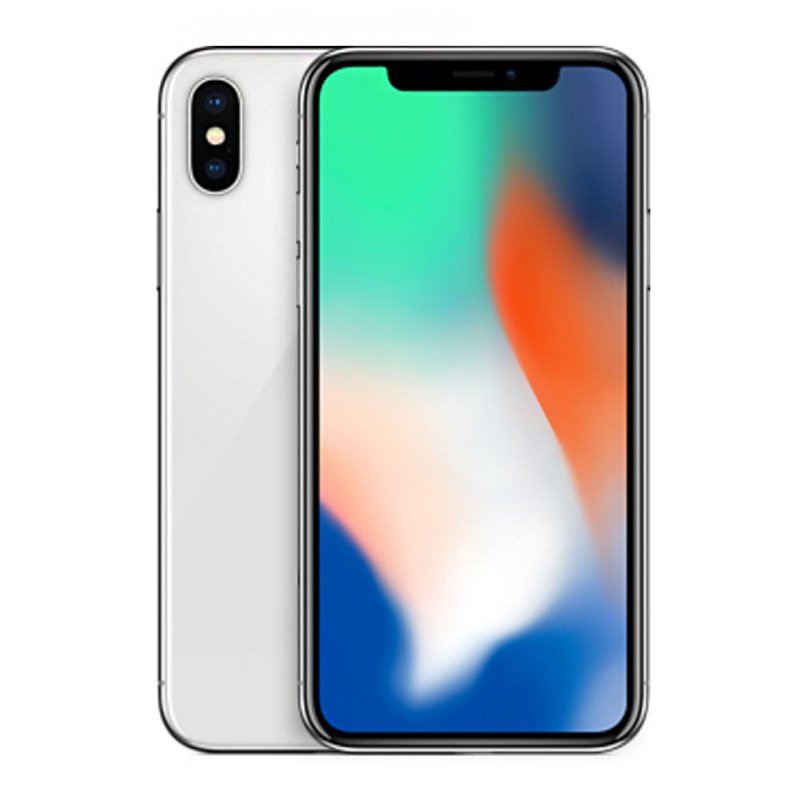 苹果(Apple)iPhoneX苹果新品全屏5.8英寸4K智能手机港版两网通 银色 64G