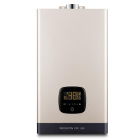 美的燃气热水器JSQ22-12HC8 恒温式燃气热水器 芙蓉金 12T 电辅防冻