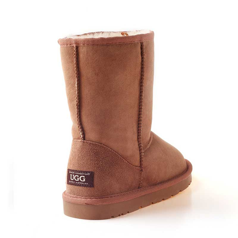 OZWEAR UGG OB002-II女鞋防泼水中筒雪地靴女鞋羊皮毛一体