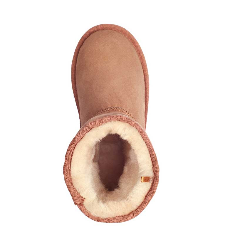 OZWEAR UGG OB002-II女鞋防泼水中筒雪地靴女鞋羊皮毛一体