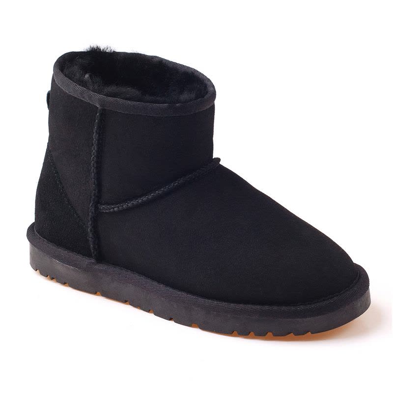 OZWEAR UGG OB017 II皮毛一体防泼水低筒雪地靴图片