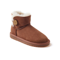 OZWEAR UGG OB054II冬款经典短筒木扣女士羊毛雪地靴防泼水