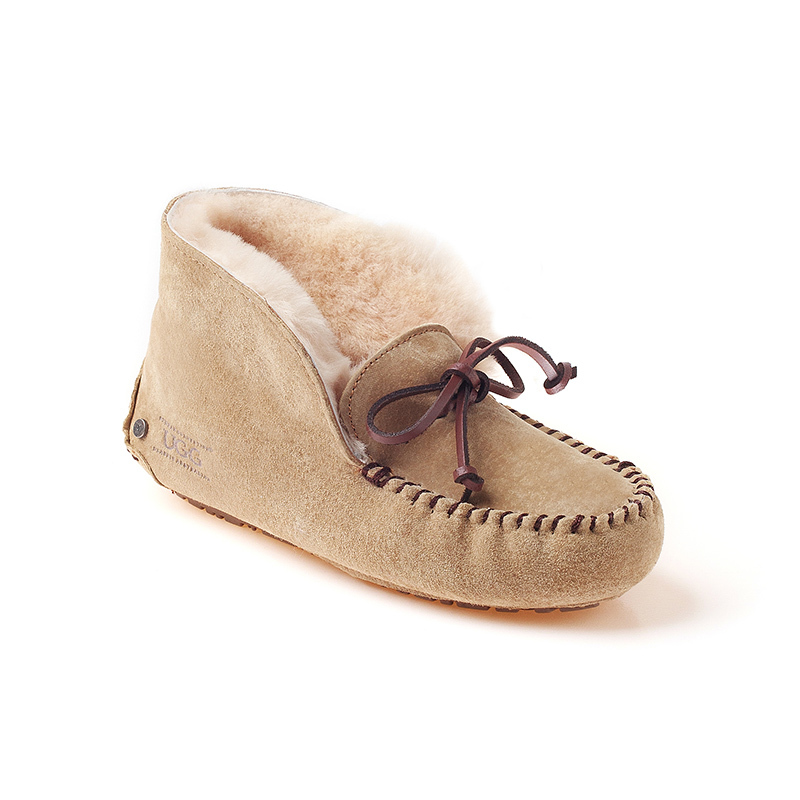 ozwear ugg ob088 翻毛女士羊毛内里豆豆鞋船鞋视频介绍_ozwear ugg o