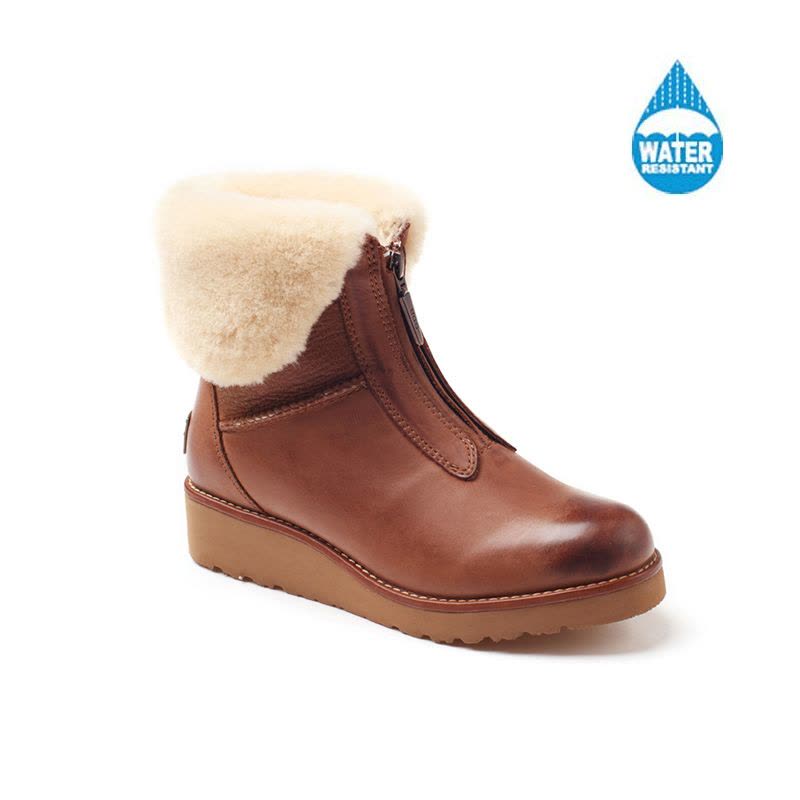 OZWEAR UGG OB274 翻毛防水台女靴羊毛女鞋图片