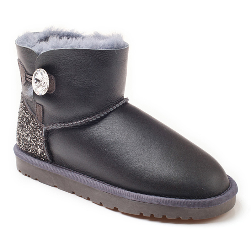 OZWEAR UGG OB282 女士羊毛一体低筒雪地靴