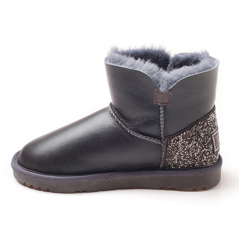 OZWEAR UGG OB282 女士羊毛一体低筒雪地靴