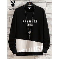 花花公子卫衣男春秋套装潮牌百搭学生潮流男装秋装上衣服搭配帅气