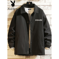 花花公子外套男春秋韩版潮流休闲潮牌痞帅炸街上衣宽松夹克褂子