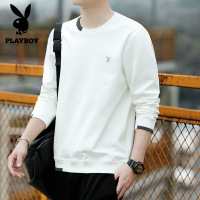 花花公子卫衣男士秋季2021新潮流套头衫上衣春秋圆领长袖T恤