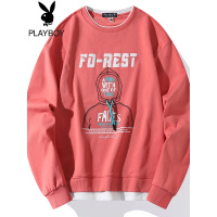 花花公子男士长袖T恤2022春新款宽松韩版潮流卫衣休闲男装打底衫