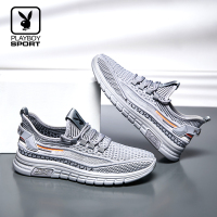 花花公子男鞋2022夏季透气休闲鞋网面运动鞋男款薄款跑步鞋网鞋子