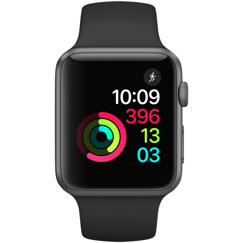 Apple二手智能手表watch Series 1 二手95新 苹果 Apple Watch Sport Series 1 二 代苹果手表深空灰色铝金属表壳42mm黑色 价格图片品牌报价 苏宁易购联科二手优品专营店