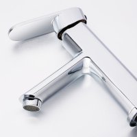 联勒/Uniler 全铜单把单孔陶瓷片阀芯面盆龙头冷热双控水龙头