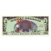 【邮币商城】美国迪士尼乐园纪念钞 外国钱币 2000年 千禧纪念钞 面值1美元 米奇 纸币 外币 收藏联盟 钱币藏品